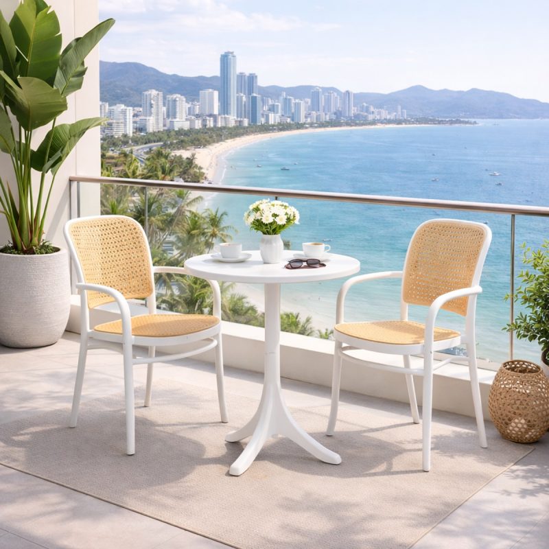Bộ bàn tròn 2 ghế ban công
