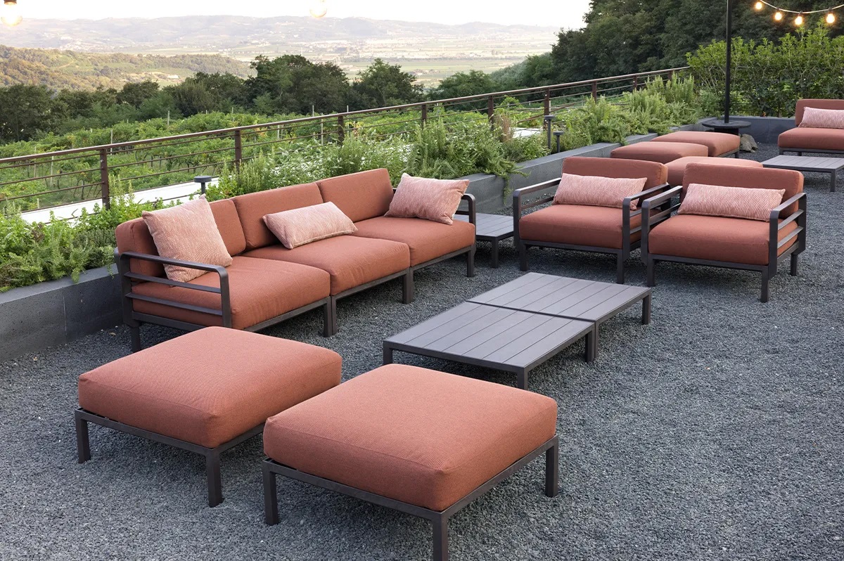 Bộ sofa sân vườn cho cafe nhà hàng