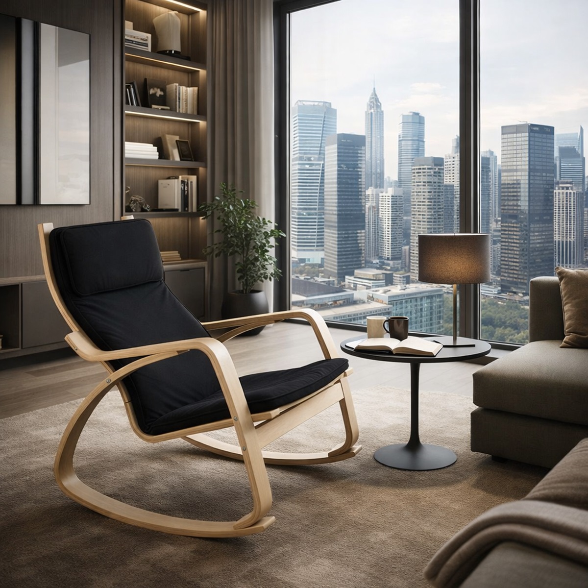 Ghế bập bênh thư giãn phòng khách