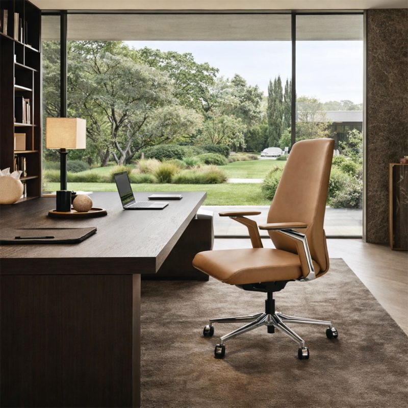 Ghế giám đốc nệm da cao cấp