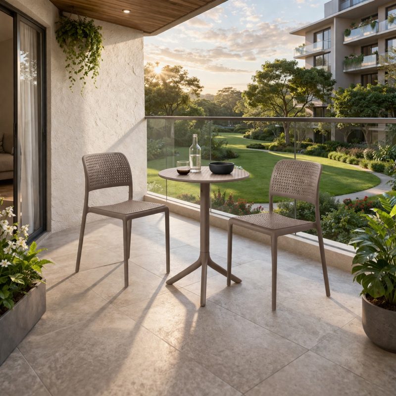 Bàn ghế ban công nhựa đúc