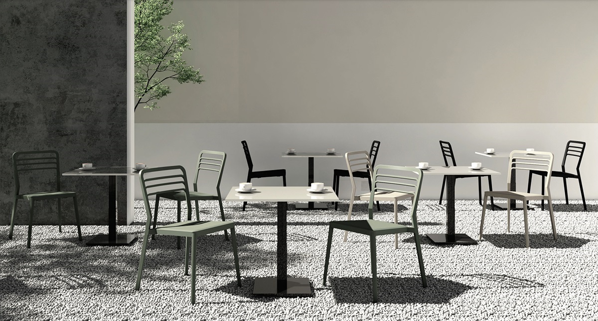 Bàn ghế cafe Win Chair