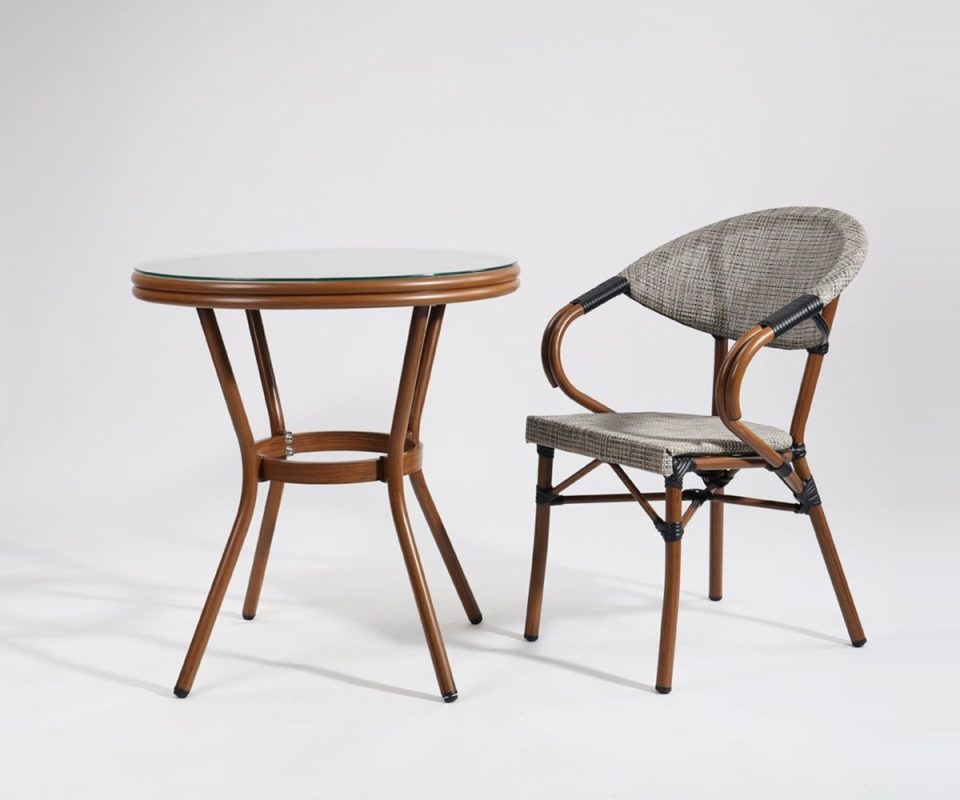 Bàn ghế giả mây