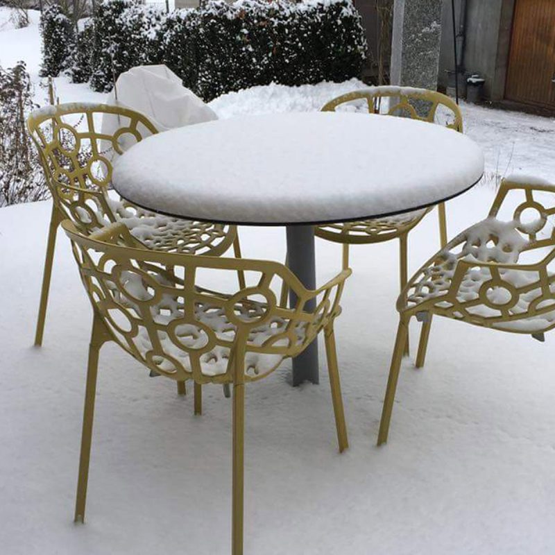 Bàn ghế sân vườn bằng nhôm