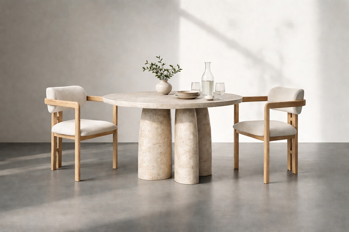 Ghế Ăn Gỗ Nệm Vải