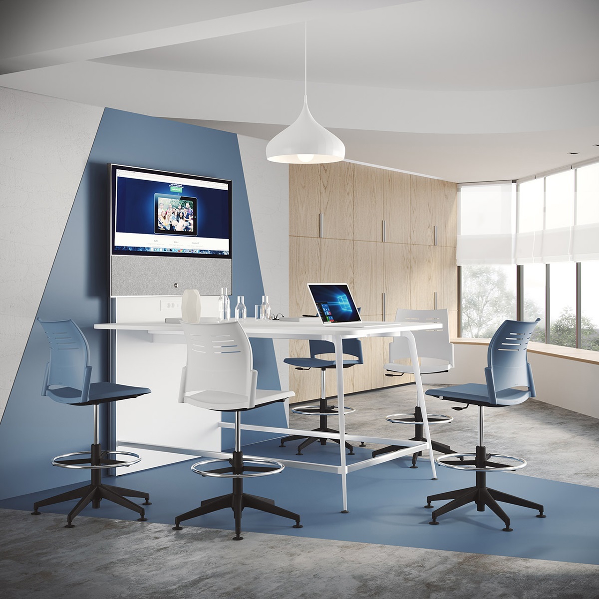 Ghế bar cao văn phòng