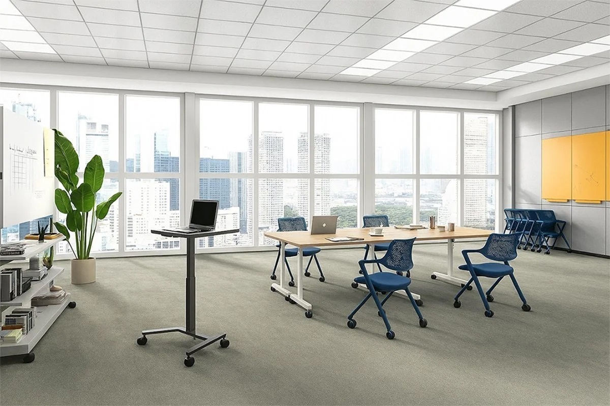 Ghế đào tạo gấp gọn cho phòng training hiện đại