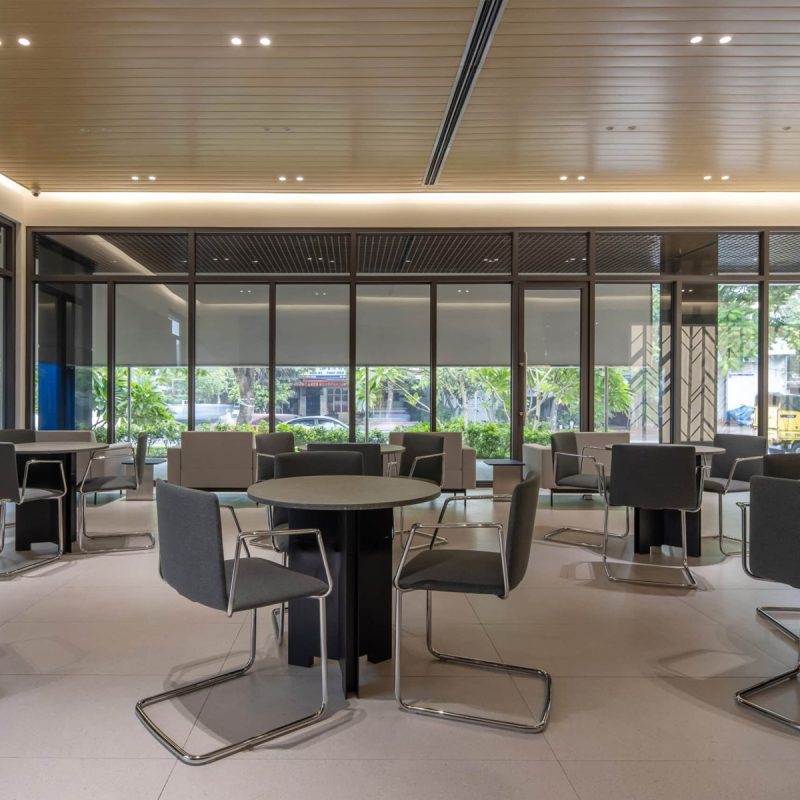Ghế pantry văn phòng chân quỳ