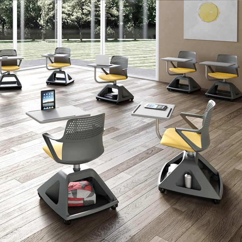 Ghế training có bàn cho văn phòng