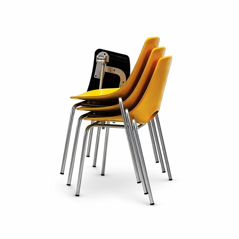 Ghế training có bàn xếp chồng