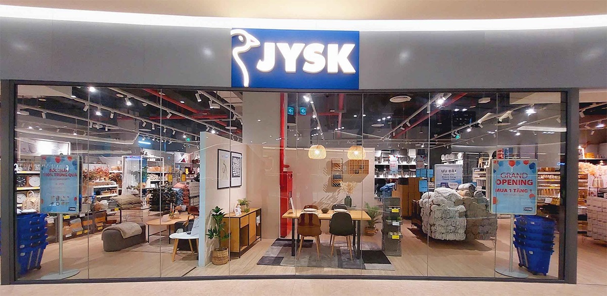 Showroom nội thất Jysk