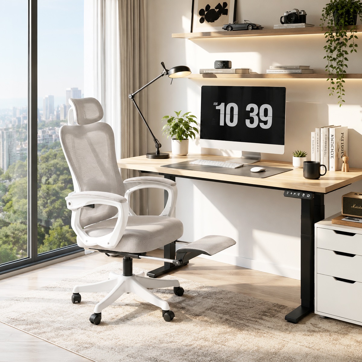 Ghế Văn Phòng Công Thái Học Lưng Lưới