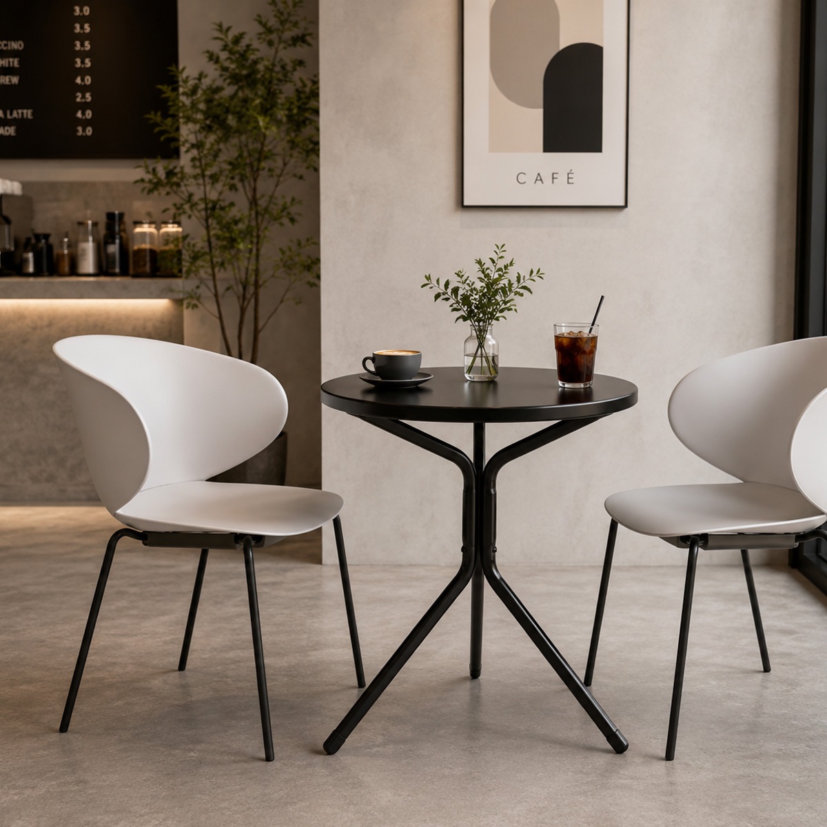 Bàn cafe hiện đại nhỏ gọn