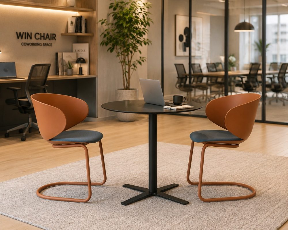 Bàn ghế làm việc chân quỳ