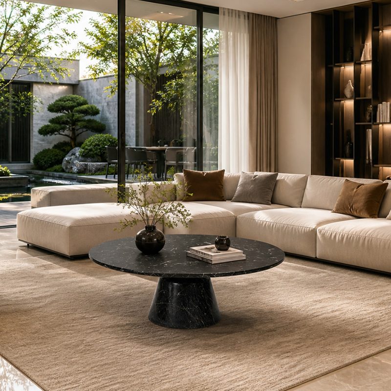 Bàn Sofa Mặt Đá Hiện Đại Sang Trọng