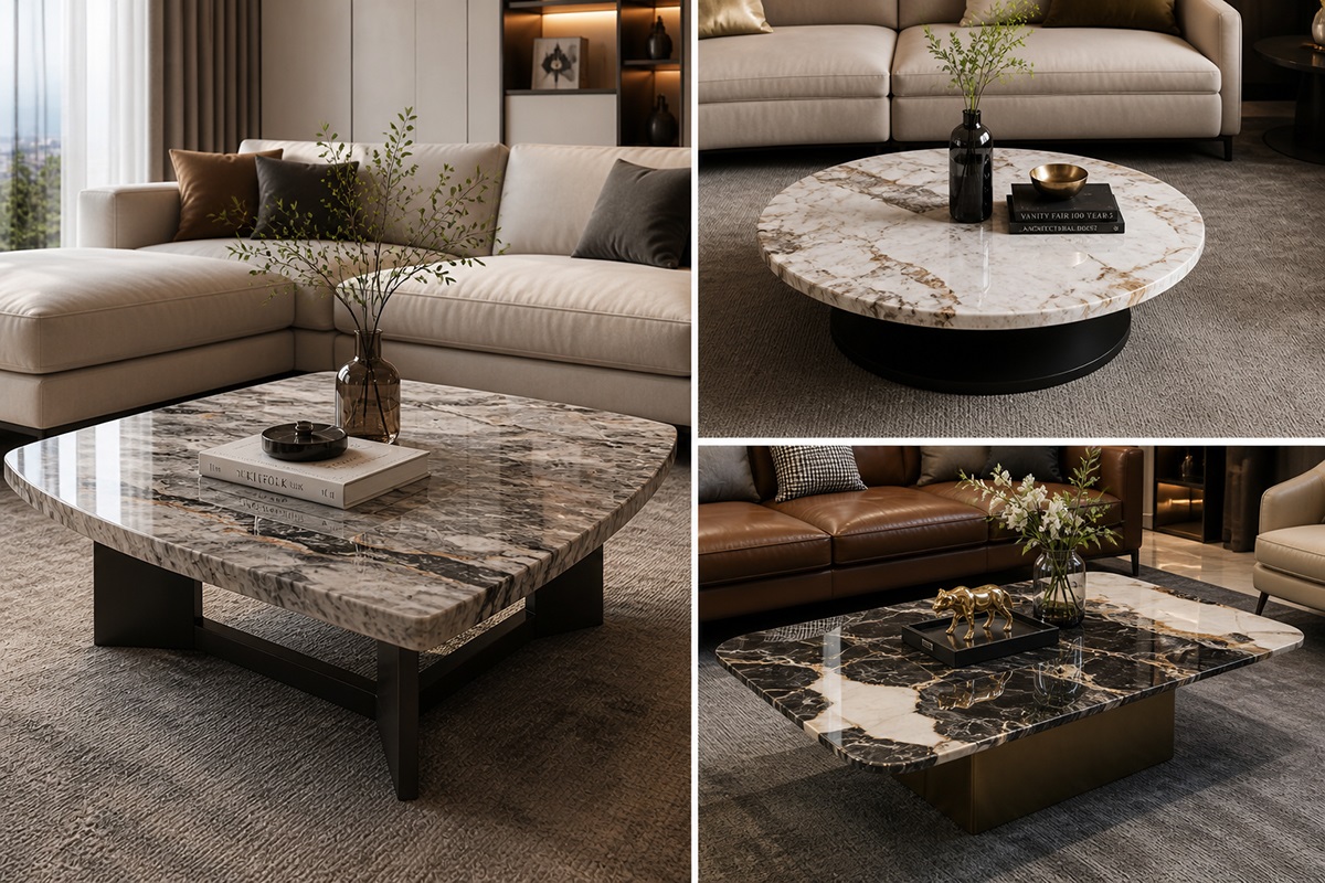Bàn Trà Sofa Mặt Đá Là Gì