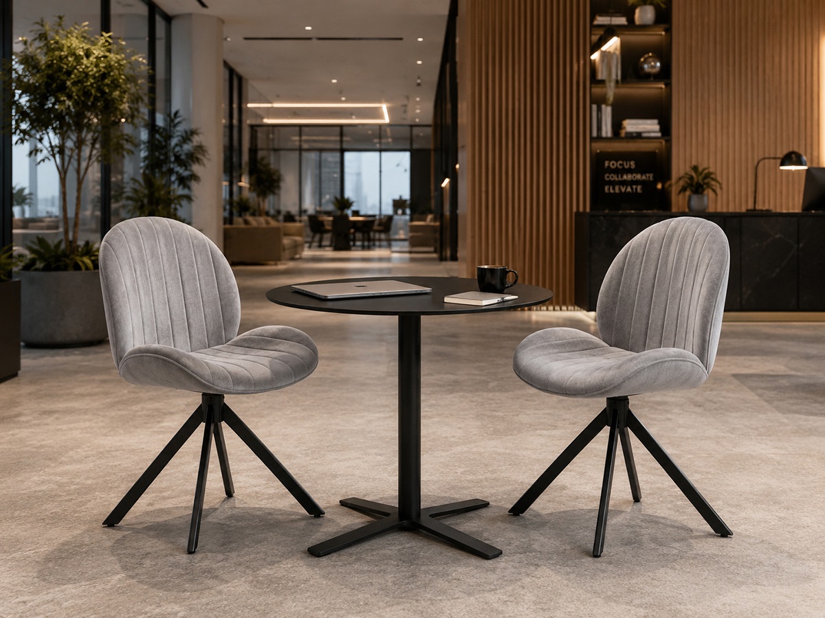 Ghế làm việc chân xoay nhỏ gọn
