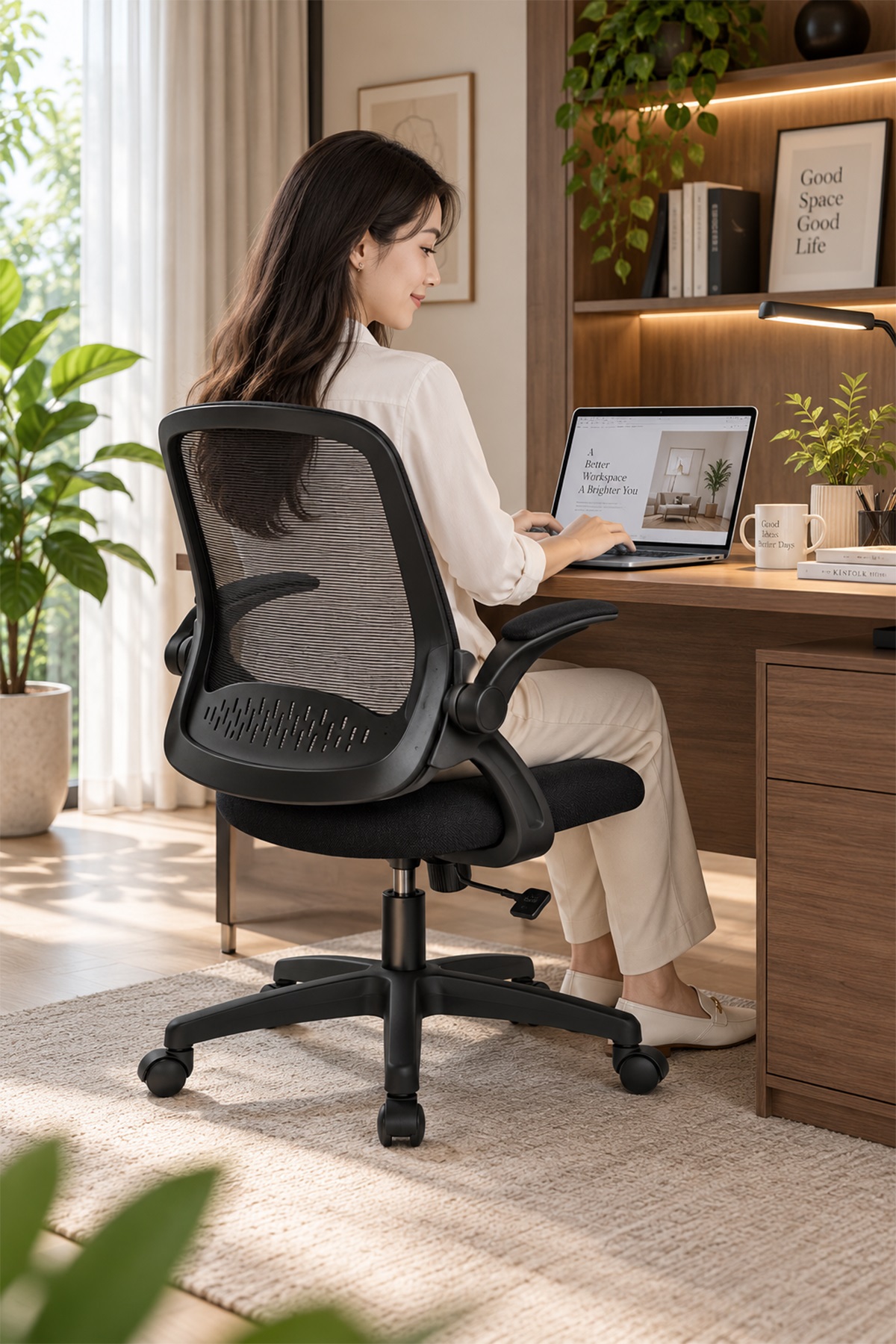 Ghế làm việc tại nhà lưng lưới
