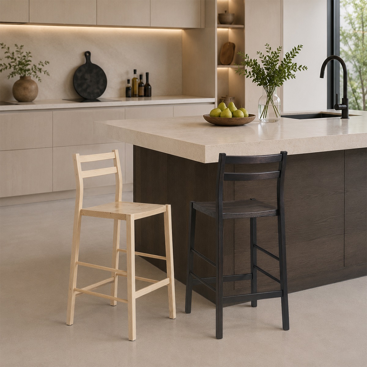 Ghế quầy bar gỗ đẹp hiện đại Win Chair