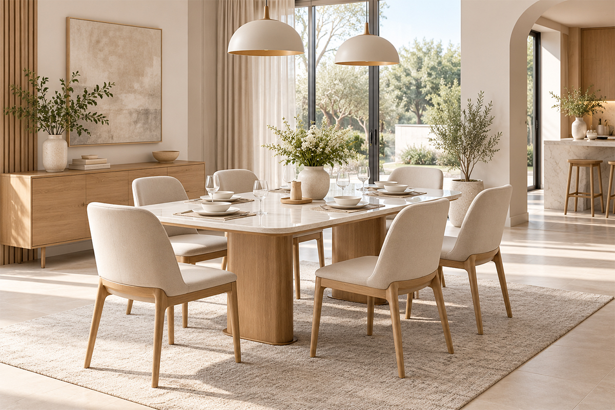 Kích thước bàn ăn tiêu chuẩn cho 4 6 và 8 người