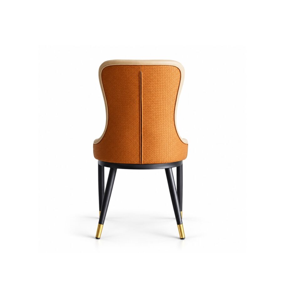 Ghế Ăn Nệm Da Chân Sắt MD-WC4347