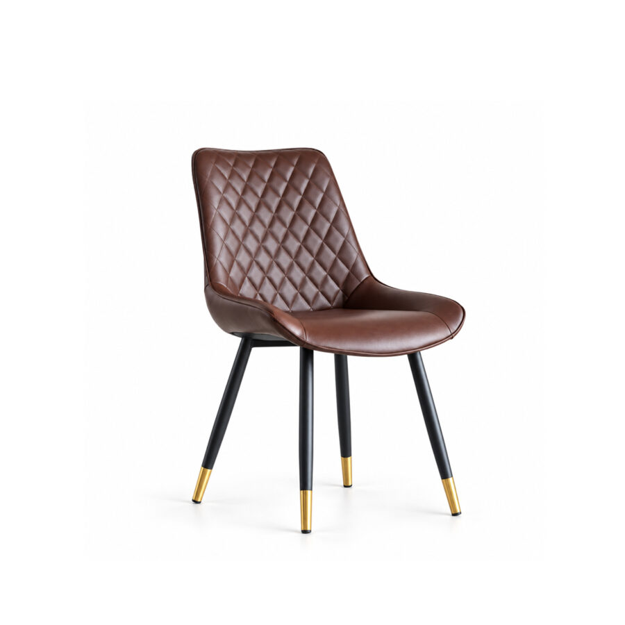 Ghế Ăn Nệm Da Chân Sắt MD-WC4349