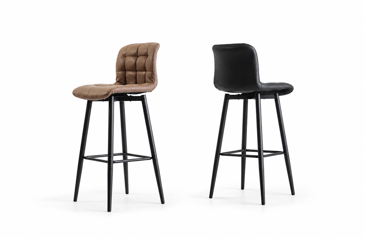 Ghế Bar Cafe Nệm Da Chân Sắt MD-WC4369