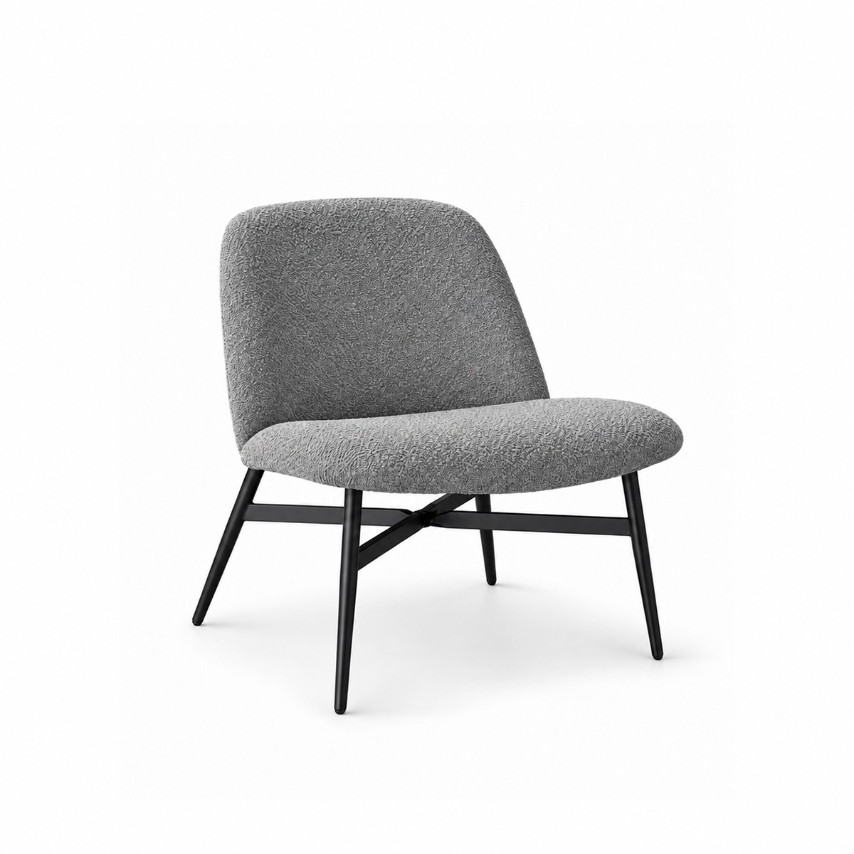 Ghế Thư Giãn Nệm Vải Chân Sắt MD-WC4325